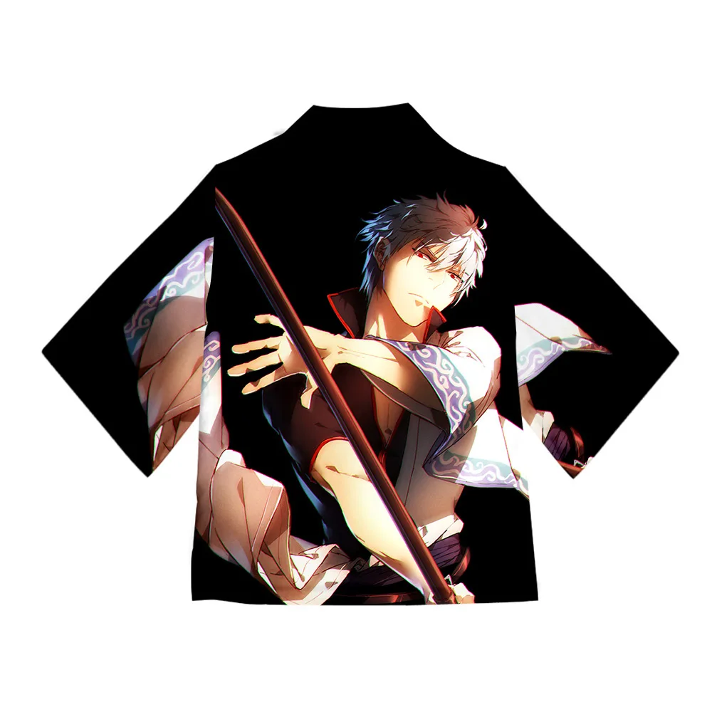 

Женское аниме Gintama, косплей, японское кимоно, кардиган