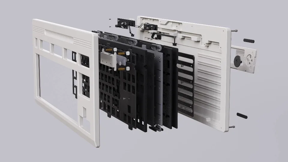 MM STUDIO Retro Aluminum Mechanical Keyboard Kit Class80R2