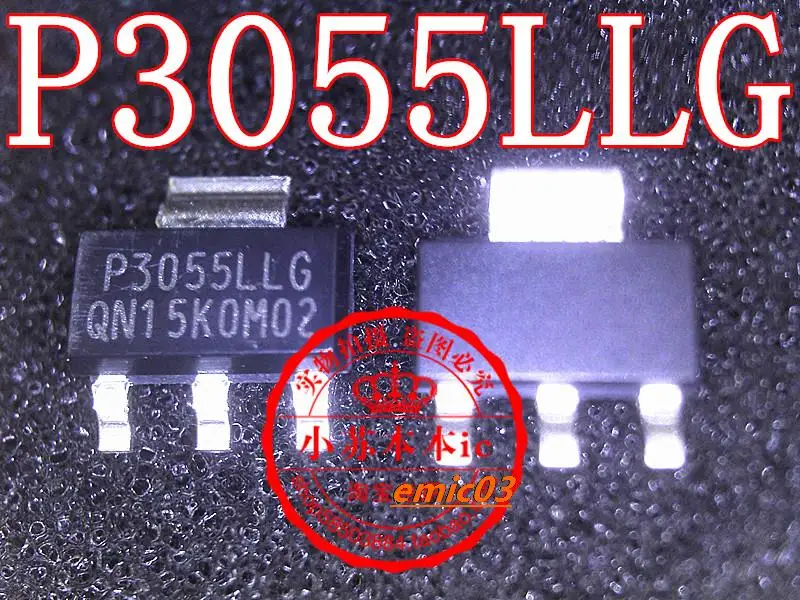 

10 штук P3055LLG NIKO-SEM SOT223