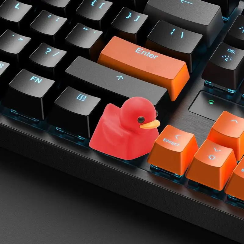Duck Keycap ABS PVC Keycap Replacement For MX Mechanical Keyboards Cute Decor Game Accessories DecompressionSupplies