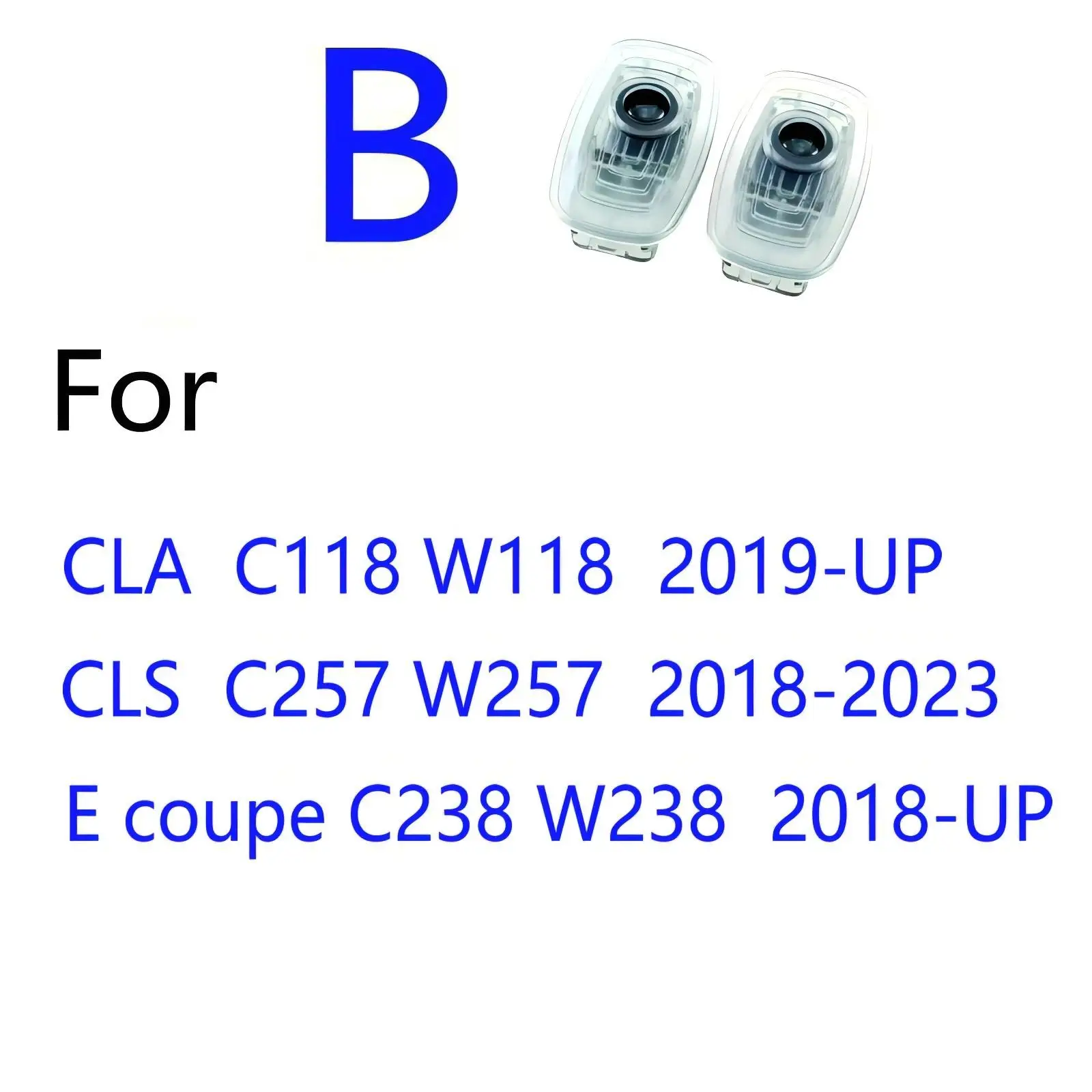 2 個 Led 車のドアプロジェクターライトメルセデスベンツ cla200 Amg