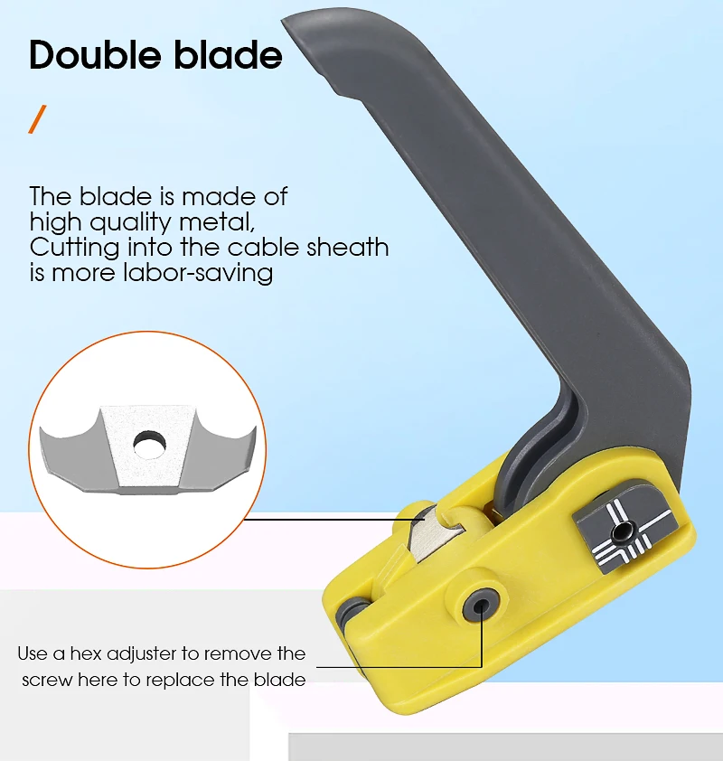 Optical Fiber Tool Longitudinal Stripper KMS-K Cable Jacket Slitter Cable Sheath