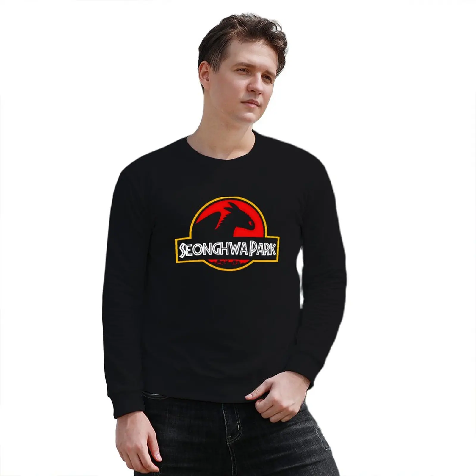 New Seonghwa Park Sweatshirt mens clothes male clothes autumn new products autumn sweatshirt