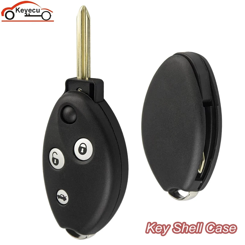 

KEYECU 3 Button Replacement Auto Flip Key Car Remote Key Fob Shell Case Cover For Citroen C3 C4 C5 Saxo Xsara Picasso Berlingo