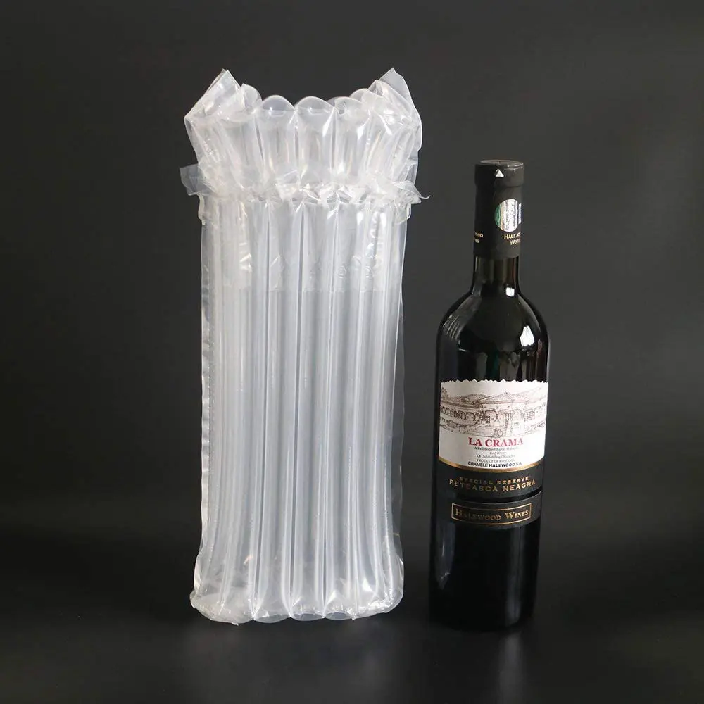 Bolsa Inflable Protectora Botella Vino Para Mensajeria 25pza