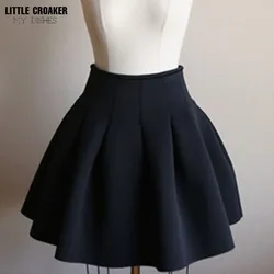 Japanese Dark Woolen Skirt Women Gothic Punk High Wasit Pleated Skirt Jk Harajuku Streetwear Grunge Fashion Black Skirt Female