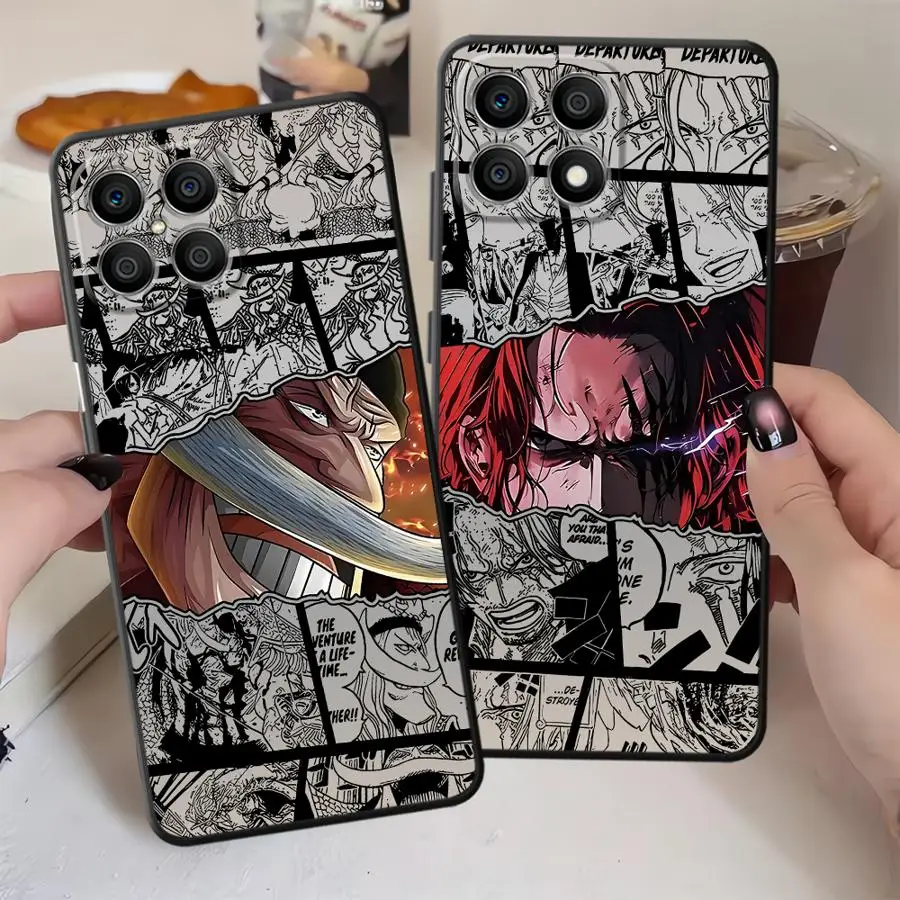 Ones Pieces Luffys Anime Black Phone Cover Case