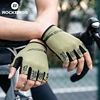ROCKBROS Cycling Gloves Bike Shockproof Half Finger Gloves Breathable Anti-shock Bike Short Gloves Summer High Elasticity Gloves 2