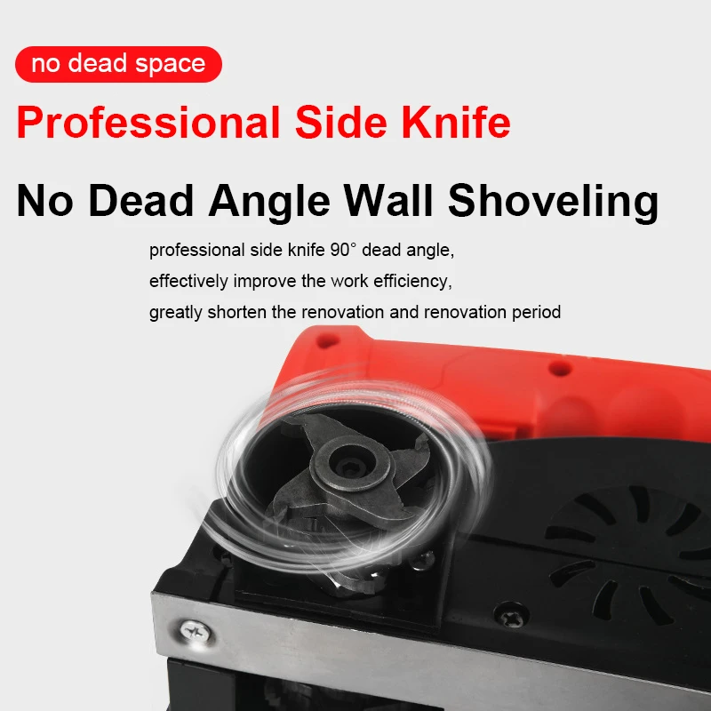 Wall Planing Machine Double Handle Design Wall Shoveling Machine Dust-free Old Wall Renovation Cement Rough Planing Machine 5
