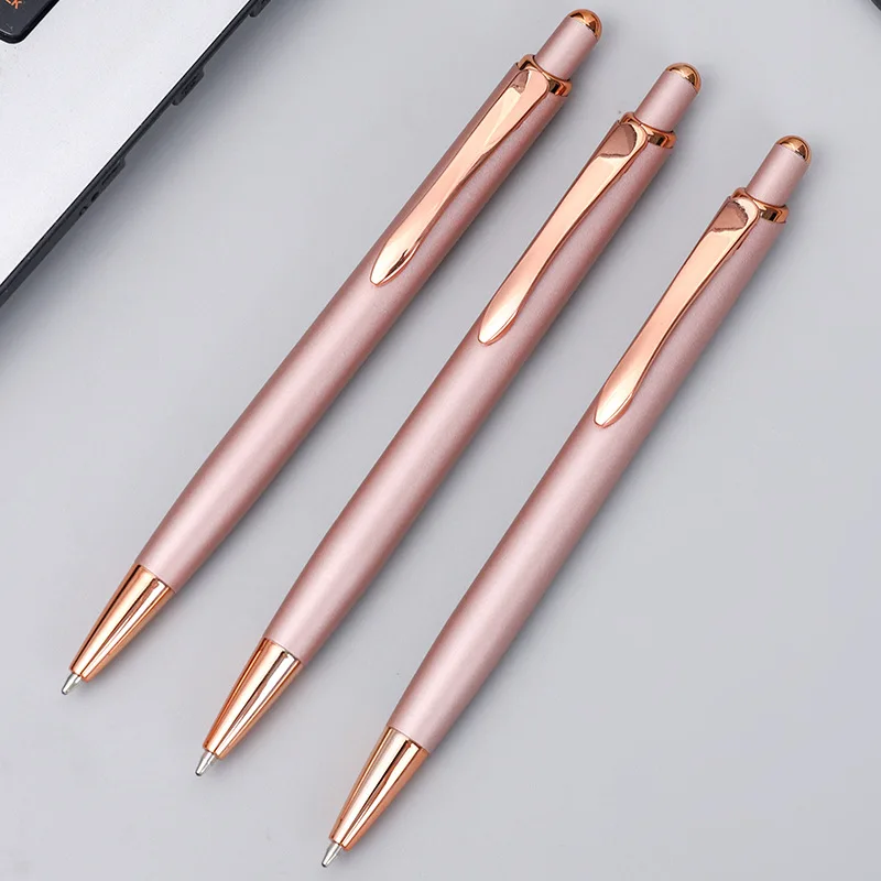 Ballpoint Pen Personalized Luxury Ballpoint Pen Metal School Teacher Gift Supplies Stationery Office Writing Useful Lettering