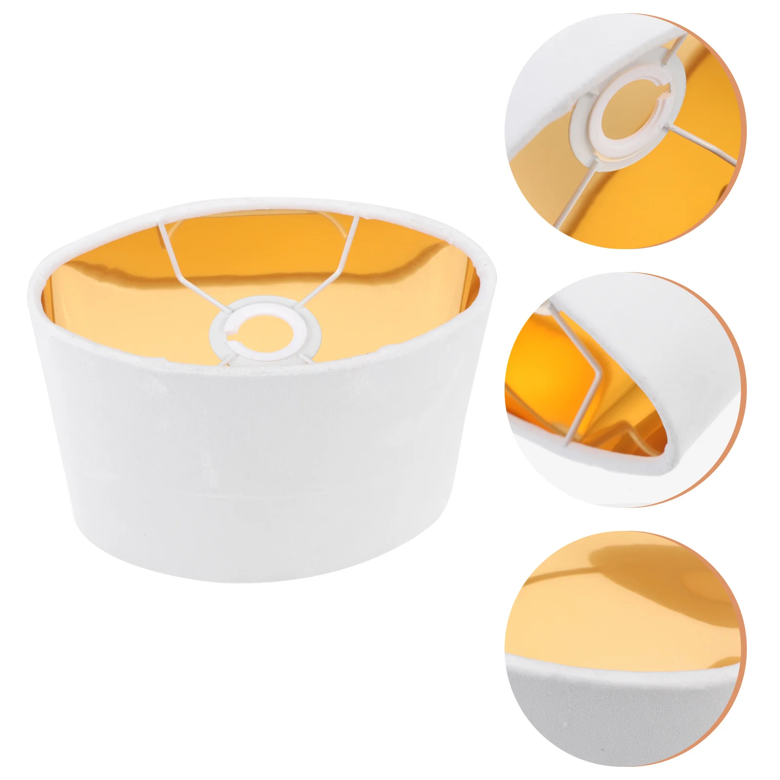 

1pc Stable Lampshade Oval Lamp Practical Room Lampshade Desktop Decor