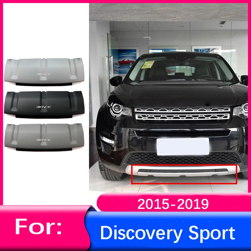 

For Land Rover Discovery Sport L550 2015-2019 Car Front Bumper Lower Trim Chin Lip Trim Protector Cover 2015 2016 2017 2018 2019