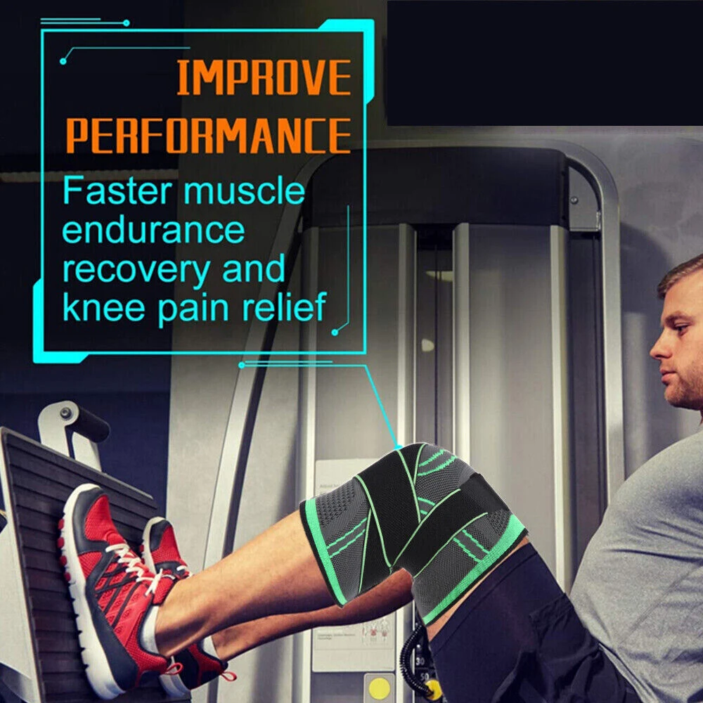 1/2PCS Adjustable Sports Knee Pad Knee Pain Relief Patella Stabilizer Brace Support Men Women Hiking Soccer Basketball Running