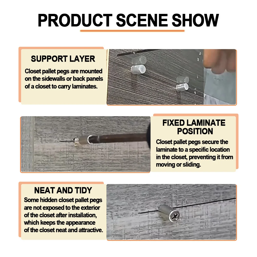 Cabinet Bracket Self Tapping Screws Layer Plate Holder Wardrobe Septum Fix Shelf Support Non-Slip Cover Sleeve for Phillips