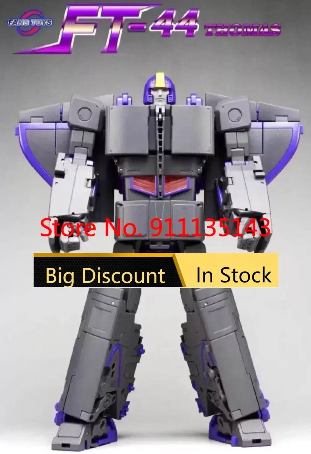 Fanstoys Ft-44 Thomas Ft44 Astrotrain Three Change Second Ver 2023 Senza Track Fans Toys Original Not Ko Rp-44 Rp44 3Rd Party