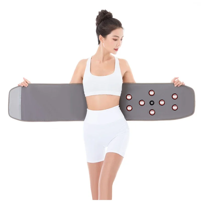 Sweat belt micro-electric acupuncture pulse lazy person EMS abdominal sweat massage instrument belly hot compress waist