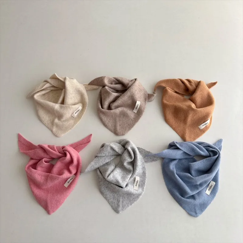 Baby Scarf Wool Scarf Baby Wool Triangle Scarf Autumn Winter