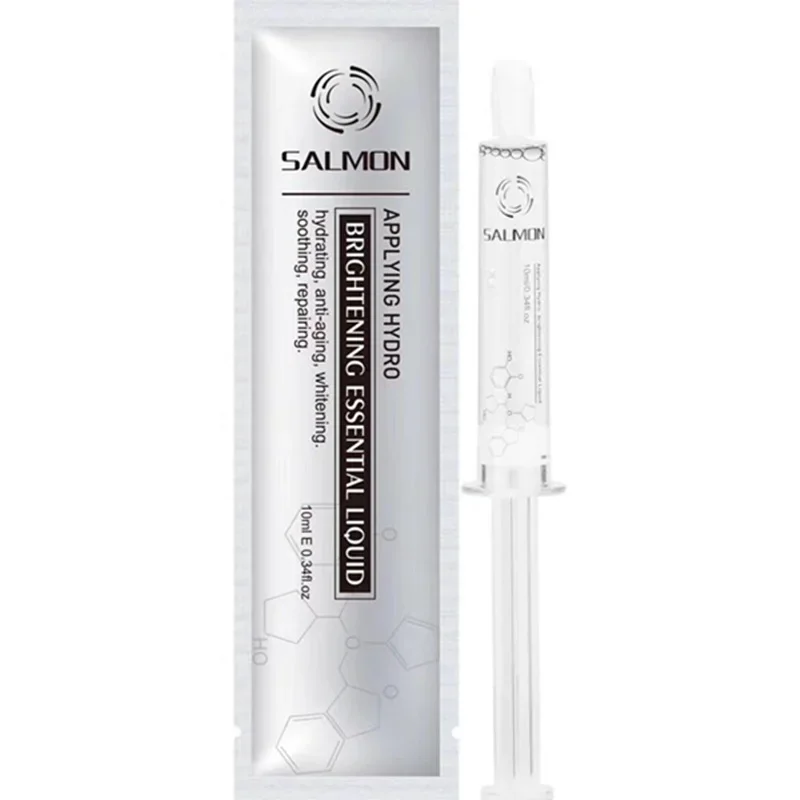 Salmon Applying Hydro Hydrating Essence 10ml 2pcs Brightening Essential Liquid Anti-aging Whitening Soothing Repairing Skin Care