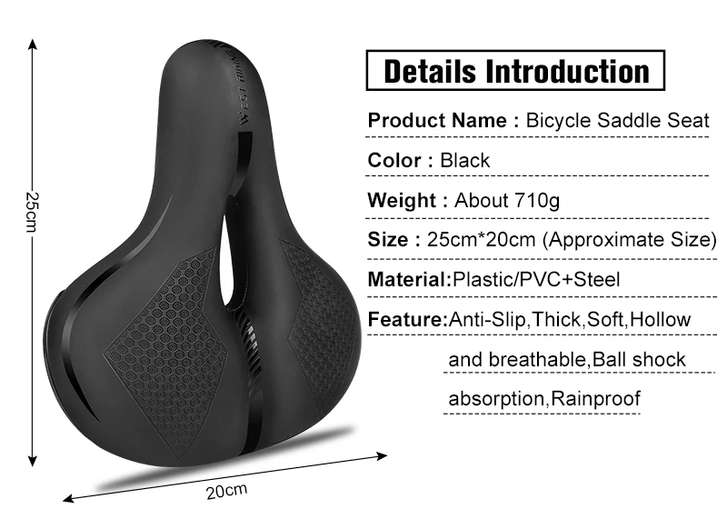Tige De Selle Vélo 27,2 X 300 Mm - Suspension Pour VTT, Route, Ville - Compatible Selles Avec Taquets - En Fer Noir
