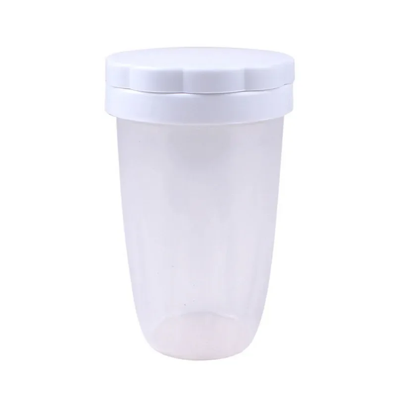 Household Plastic Powder Chocolate Shaker Icing Sugar Powder Flour Cocoa DIY Coffee Sifter Shaker Cover Bakeware