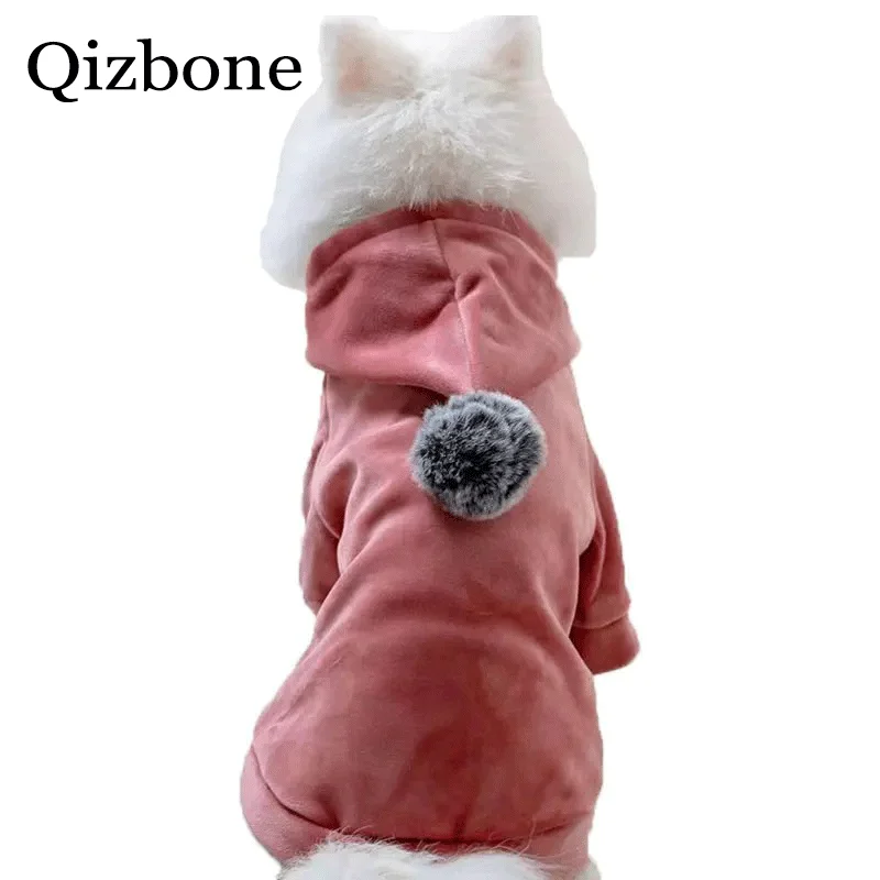 Winter Pet Hoodies Dog Clothes For Small Dogs Clothing Warm Puppy Outfit For Chihuahua French Bulldog Teddy Pomeranian Sweater