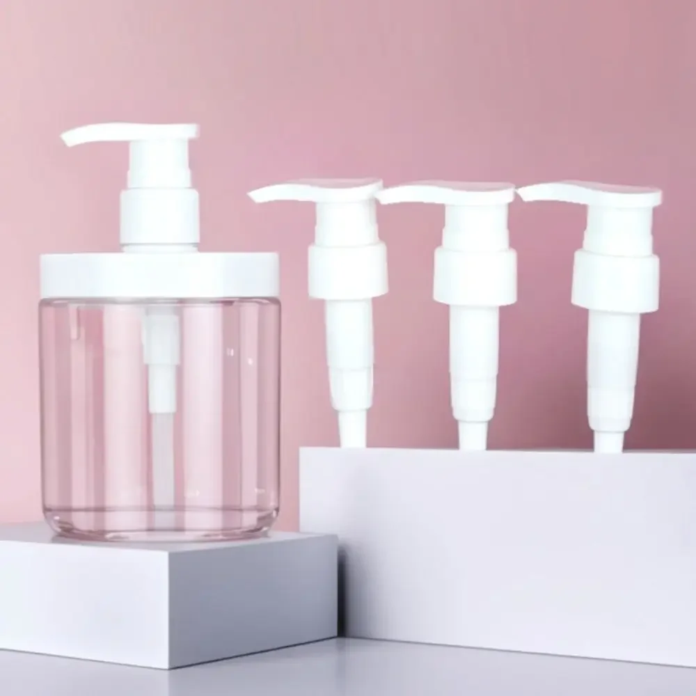 Large caliber Laundry detergent packaging press bottle 500/1000ml Refillable square clear foam pump Shower Soap bottle container