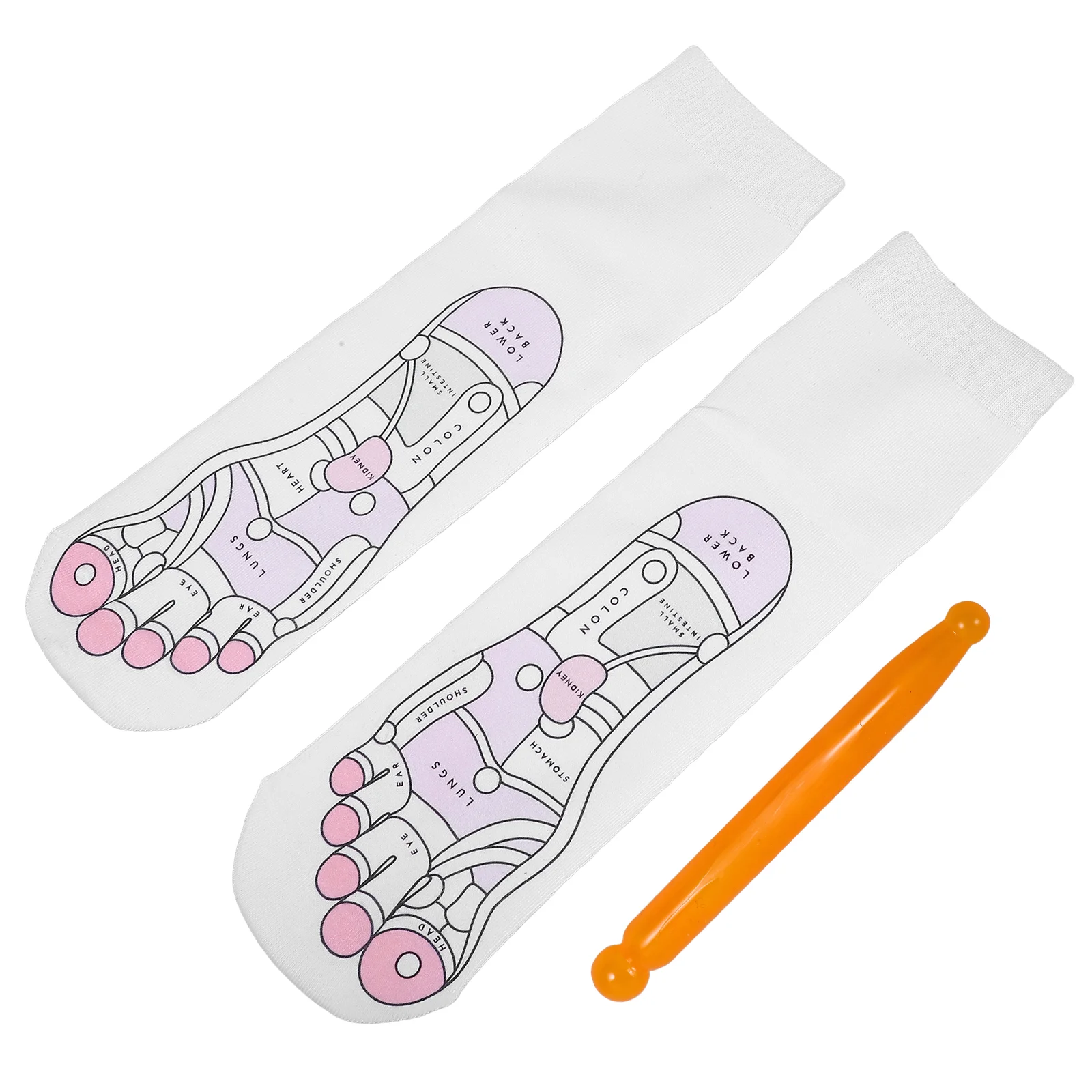 

Носки Acupoint массажные инструменты спа для ног массажный набор из эластичного волокна для рефлексотерапии хлопковые мужские и акупрессурные