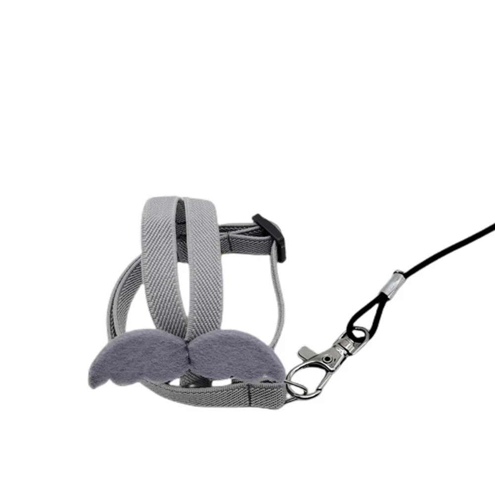 Parrot Bird Flying Traction Rope Bird Harness Leash Adjustable Ultra-light with Comfortable Handle Flying Traction Straps Band