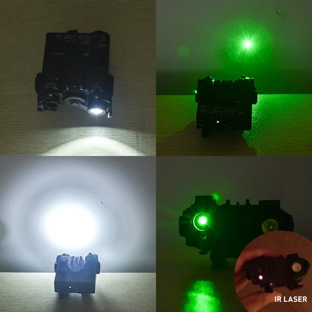 Airsoft Tactical DBAL-A2 Red Green IR Laser Sight Flashlight Hunting Rifle DBAL LASER Torch Aiming Weapon Strobe Lights WADSN