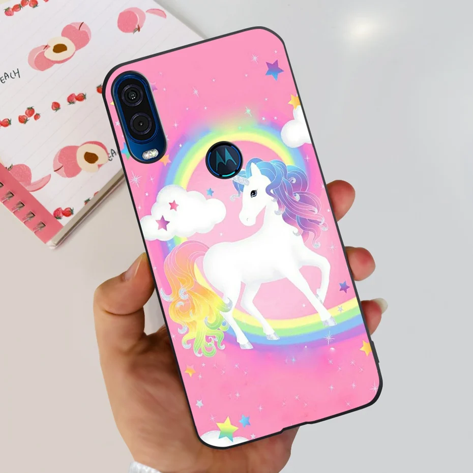Cute Flower Cat Painted Soft Silicone Phone Case Cover