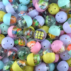 Jouet Capsule Surprise coloré, œufs de pâques mobiles, cadeaux pour bébés et enfants, livraison aléatoire 