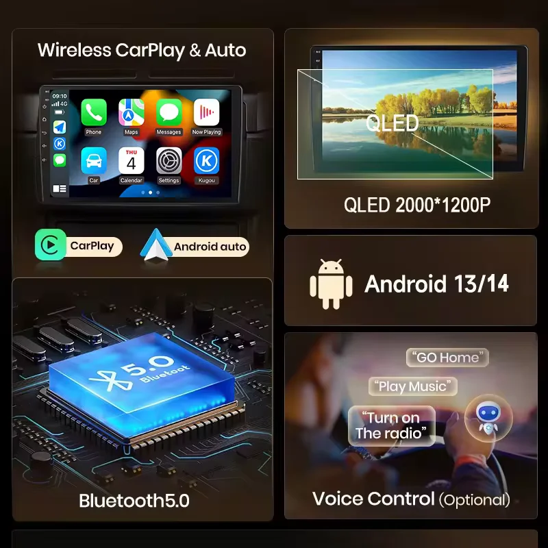 ȵ̵ 14 ڵ ڵ  Ƽ̵ ÷̾ Ǫ 3008 5008 AT MT 2009 -2015 GPS Serero Carplay   5G No 2 Din DVD