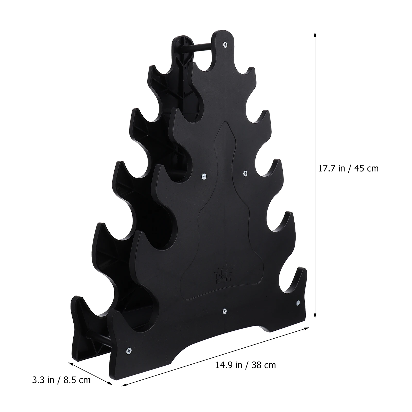 Dumbbell Rack Kettlebell Rack Dumbbell Shelf Fitness Fixing Triangle Shaped Stand Dumbbell Storage Bracket Rack Holder Stand Gym Accessories