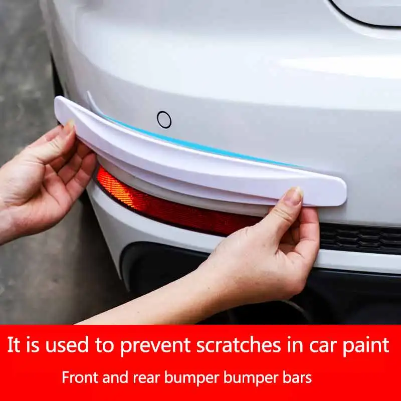 

Auto body bumper anti-scratch sticker front bumper anti-bump carbon fiber general modification accessories