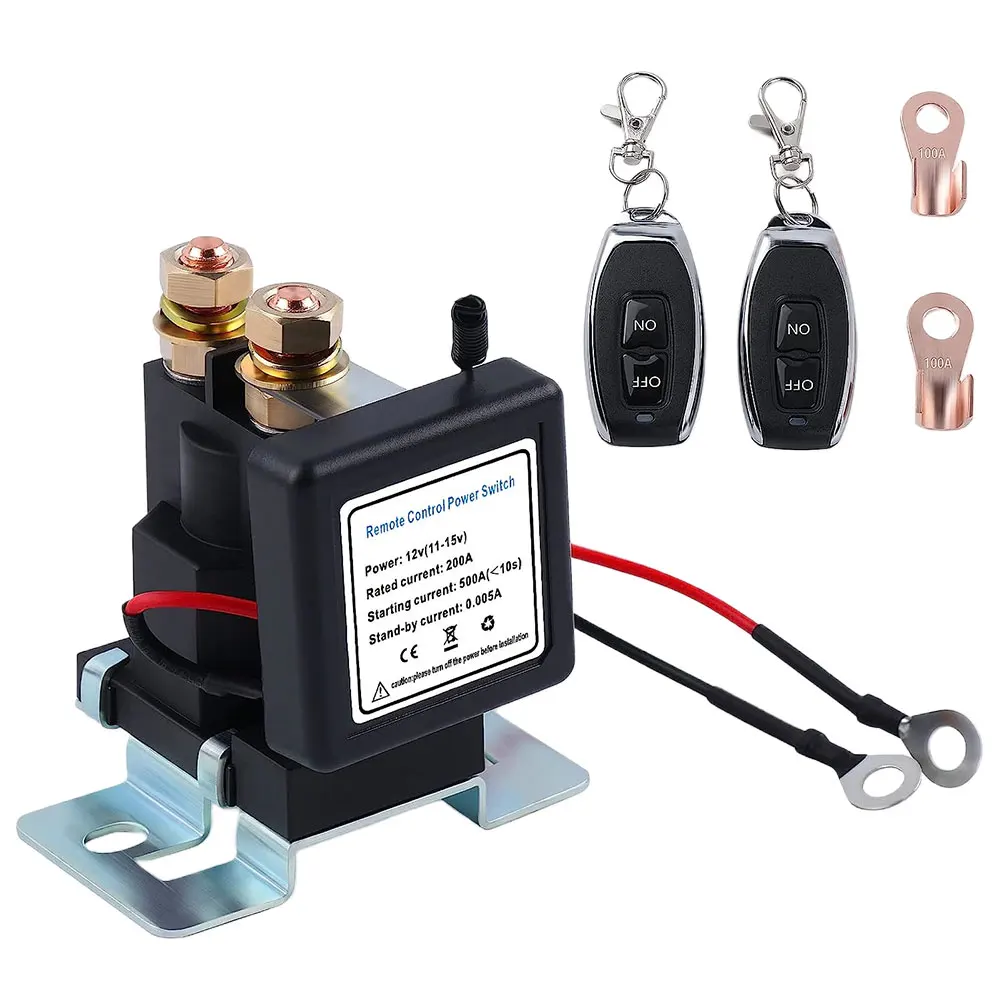 Energy saving isolator 12v 500a remote control power switch with quick