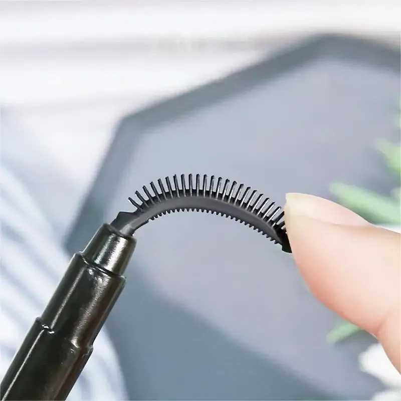 실리콘 속눈썹 브러쉬 눈썹 어플리케이터 휴대용 속눈썹 분리기 먼지 방지 마스카라 완드 여행용 메이크업 도구