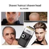 Original Kemei KM-2026 KM-2027 2 In 1 Rechargeable Electric Shaver LCD Reciprocating Razor For Men USB Charging Beard Trimmer 6