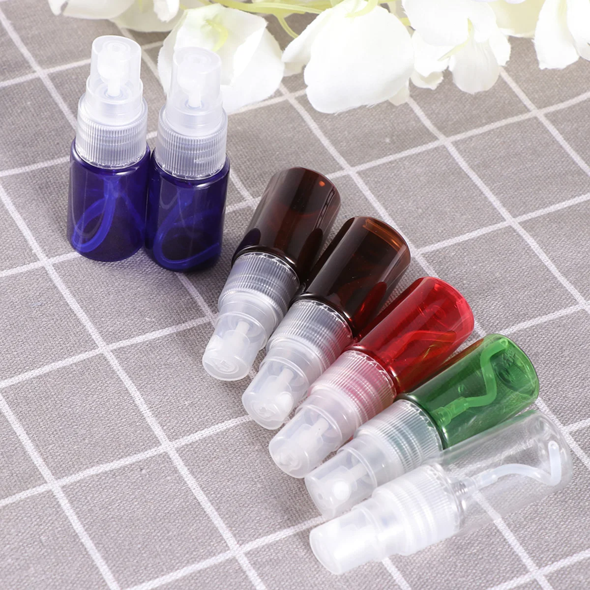 10pcs Hydrating Spray Bottles Portable Small Empty Spray Bottles for Mixed Color 10pcs new msp430g2755irha40r package vqfn40 16 bit mixed signal microcontroller mcu