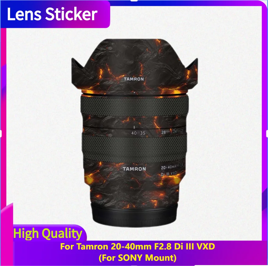 

Защитная пленка-наклейка для Tamron 20-40 мм F2.8 Di III VXD (для SONY Mount), защитное покрытие от царапин 2040 A062