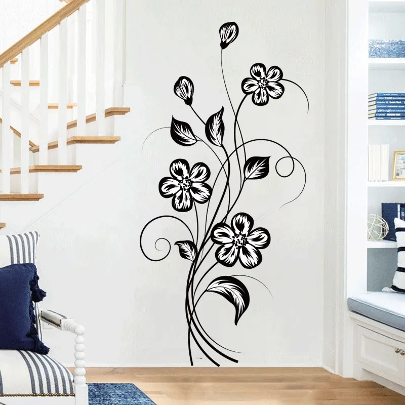Adesivo Murale Di Erba Verde DIY Decalcomania Camera Da Letto Rimovibile Decorazione Impermeabile
