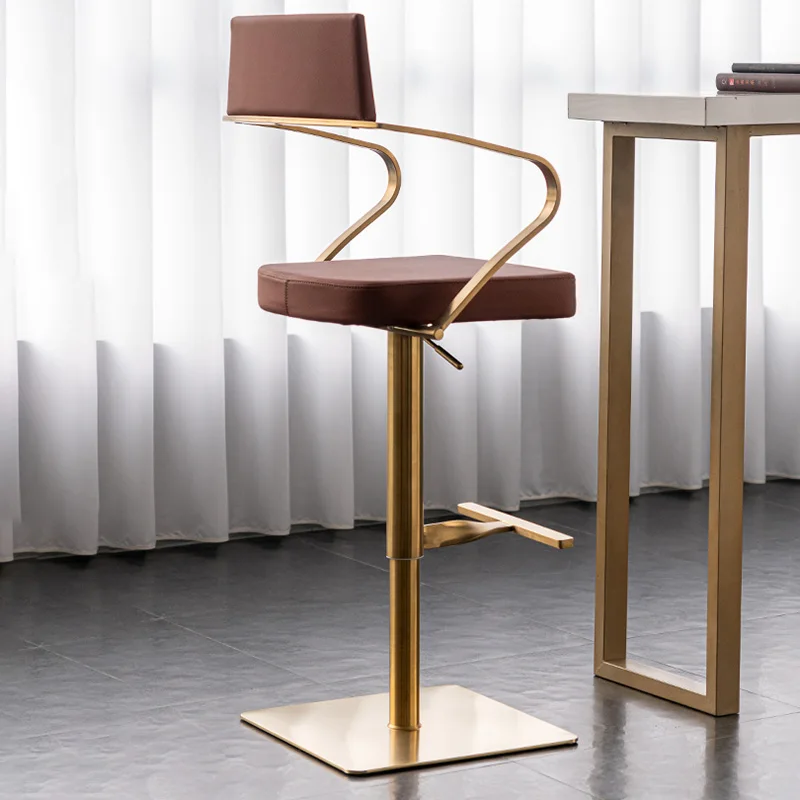 

Loft Single Design Nordic Dining Chairs Living Room High Vanity Dining Chairs Ergonomic Silla Comedor Italian Furniture YX50DC