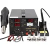 Saike 909D Heat Gun Desoldering Station Power Multi-Function 3 in 1 Constant Temperature Soldering Iron Soldering Station 4