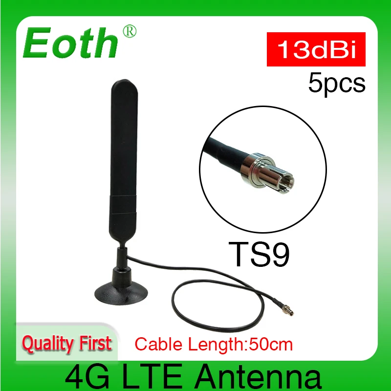 

Антенна Eoth 4G LTE 13dbi SMA «папа», 698-960/1700-2700 МГц