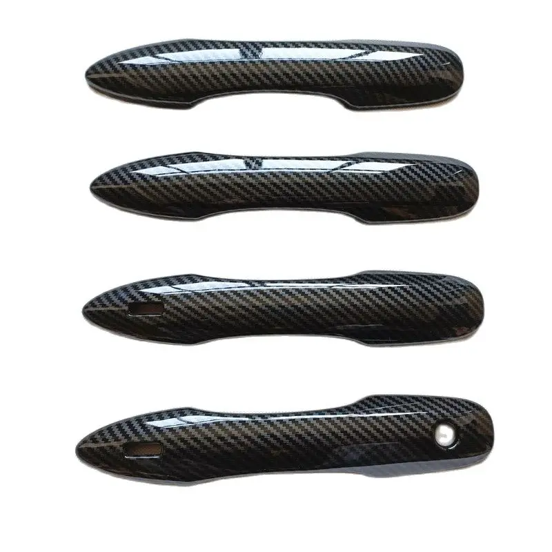 For Toyota Camry XV70 2018 2019 2020 2021 2022 2023 Car Accessories Door Handle Cover Trim Plastic Imitation Carbon Fiber
