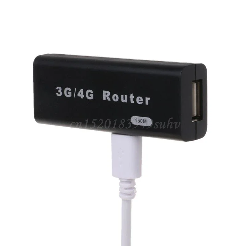 Jectse Mini-router Wireless WiFi, draagbare reisrouter 3G/4G WiFi