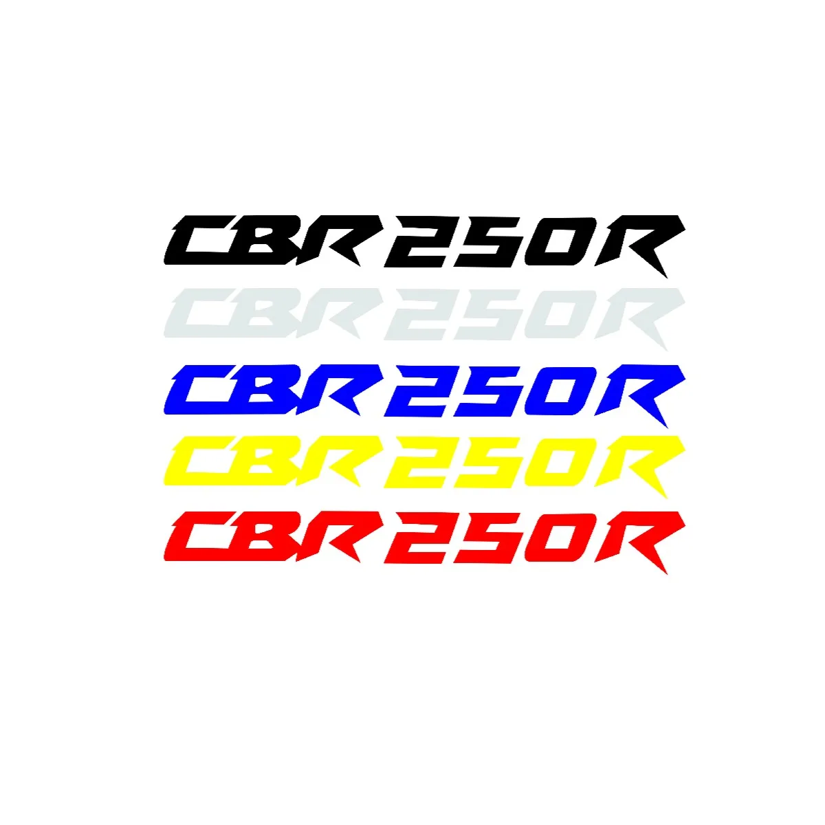 A pair General Purpose Motorcycle Waterproof Reflective sticker Waterbird modification for HONDA CBR250R CBR250 R adum4400brwz adum4400 dgtl iso 5000vrms 4ch gp 16soic general purpose digital isolator 5000vrms 4 channel 10mbps 25kv µs cmti