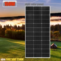 Panneau solaire rigide BOGUANG, cellule solaire en verre, puissance 100W | 120W | Chargeur 150W pour batterie 12V, maison, voiture, camping-car, yachts, voiturettes de golf, etc. 2