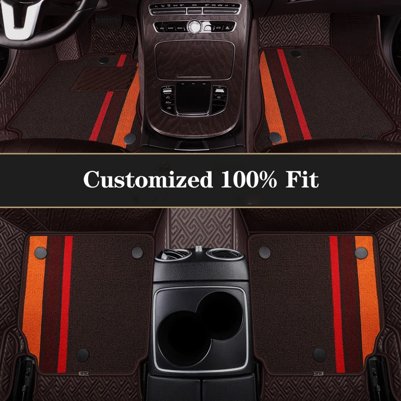 

PU Car Floor Mats For Ford MK4 2019-2022 Tapis Voiture Auto Styling Carpet Dropshipping Center Accessories Interiors Foot Pads