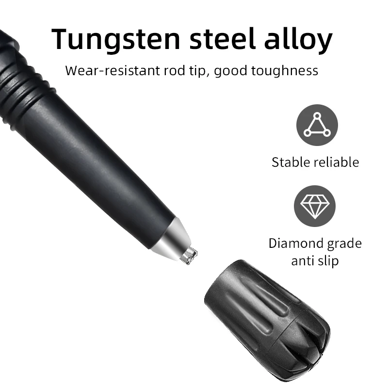 PACOONE Ultralight Folding Multifunction Trekking Pole Portable Anti Shock Alpenstock Snow Walking Stick Outdoor Climbing Hiking trekking pole,walking stick,trekking poles