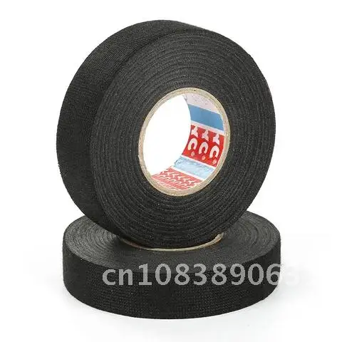 

Black Velvet Wiring Bundle Flame Retardant Electrical Tape Adhesive Cloth Fabric Wiring Loom Harness 15m 30mm 25mm 19mm 15mm 9mm